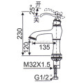 All New Single-Lever Restroom Vintage Basin Faucet